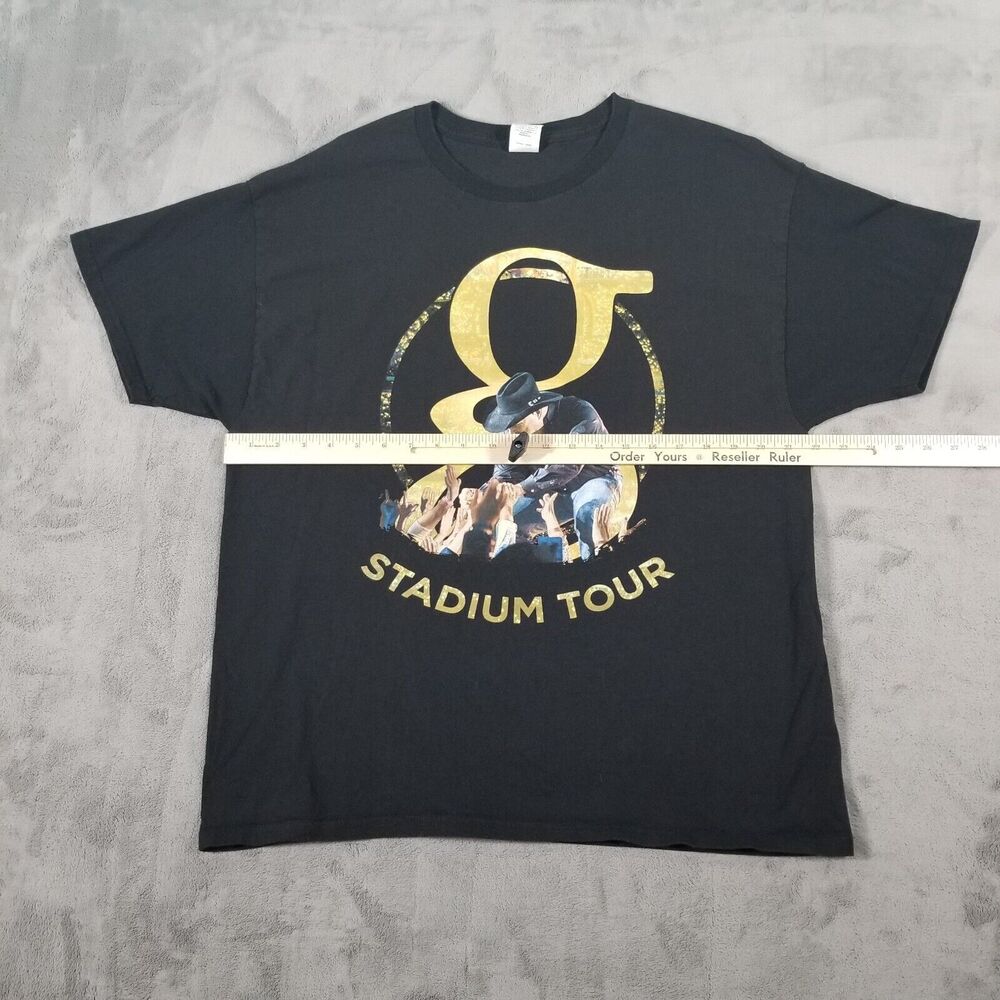 Garth Brooks Stadium Tour Tshirt Black Size XL Cotton Graphic Country Music - Picture 8 of 9